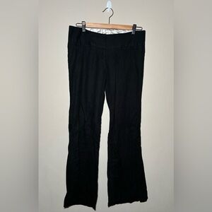 Charlotte Russe size 6 black wide leg Trouser Pants